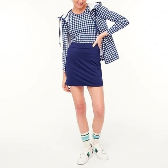 NWT J. Crew Factory Women's Active Navy Blue Spandex Skort Size XL - Picture 5 of 12